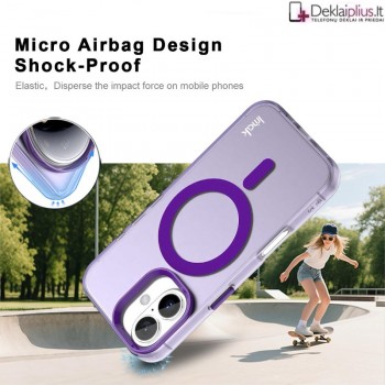 Imak smūgiams atsparus dėklas su magsafe - violetinis (Apple Iphone 17) Imak smūgiams atsparus dėklas su magsafe - violetinis (Apple Iphone 17)